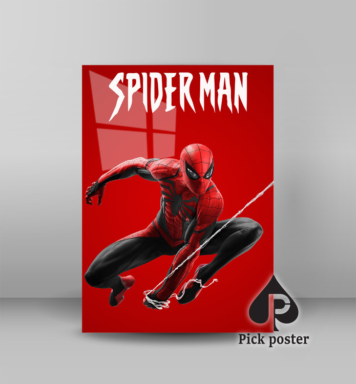 متال پوستر spider man