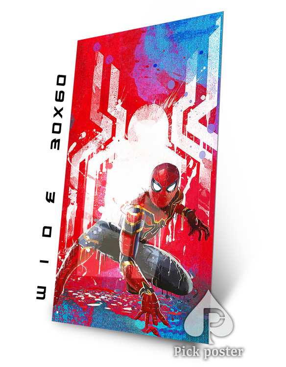 متال پوستر واید 30*60 spider man