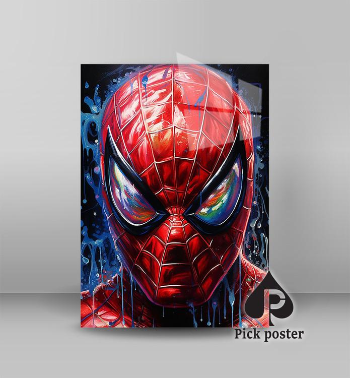 متال پوستر با کیفیت spider-man
