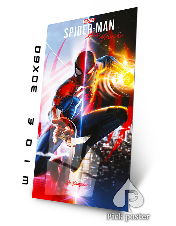 متال پوستر مارول اسپایدر من marvel spider-man