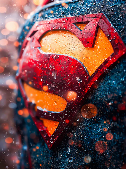 عکس آرم سوپر من با کیفیت super-man